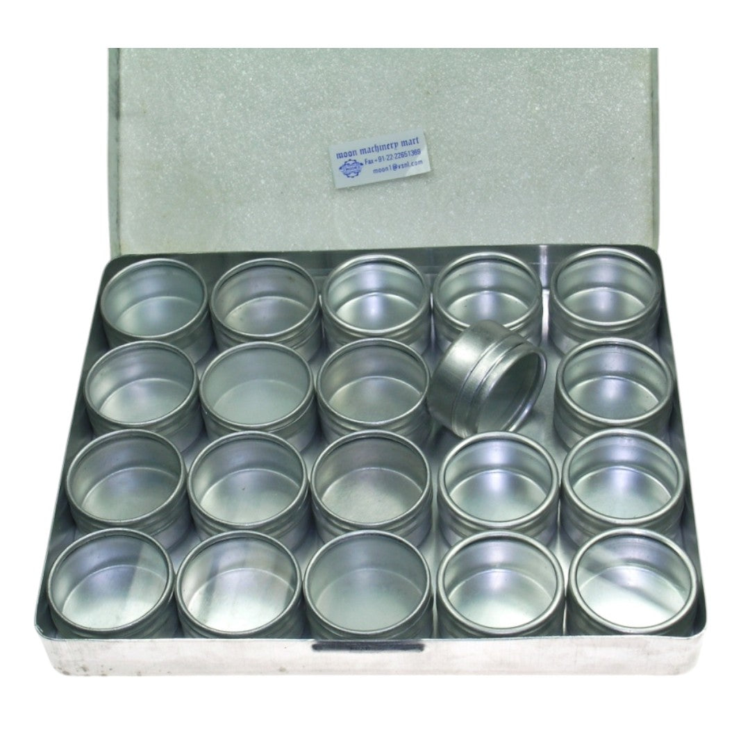 Silver tins Aluminium box