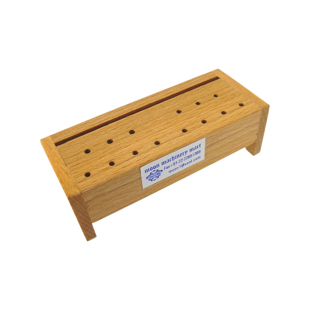 Wooden Box With 14 Holes (#1531)