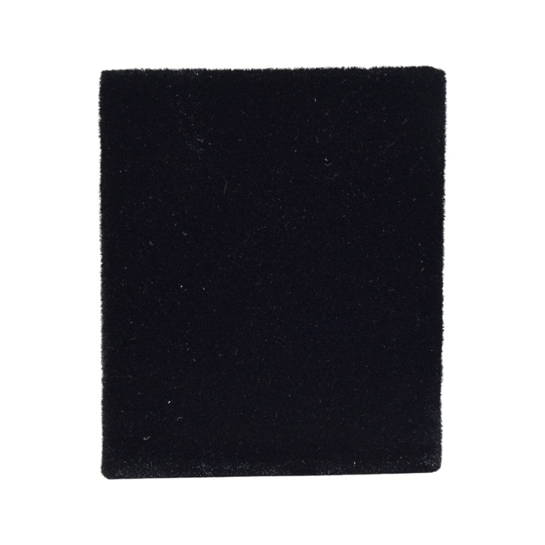Black Flock Velvet Jewellery Display Stand.