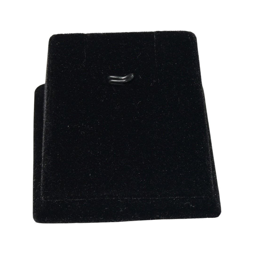 Black Flock Velvet Jewellery Display Stand.