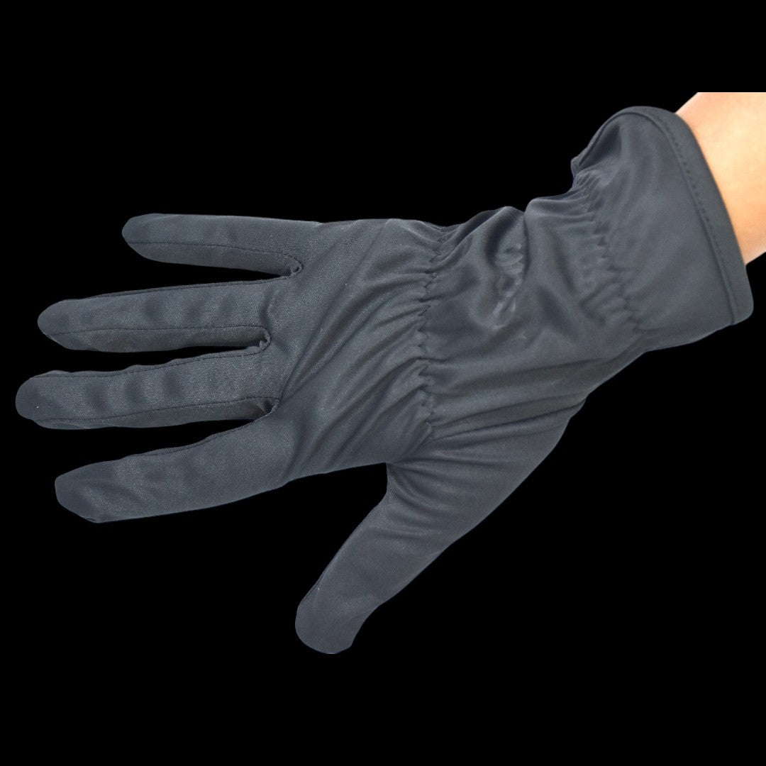 Synthetic Black Hand Gloves for Jewellery and Diamonds (#1795)