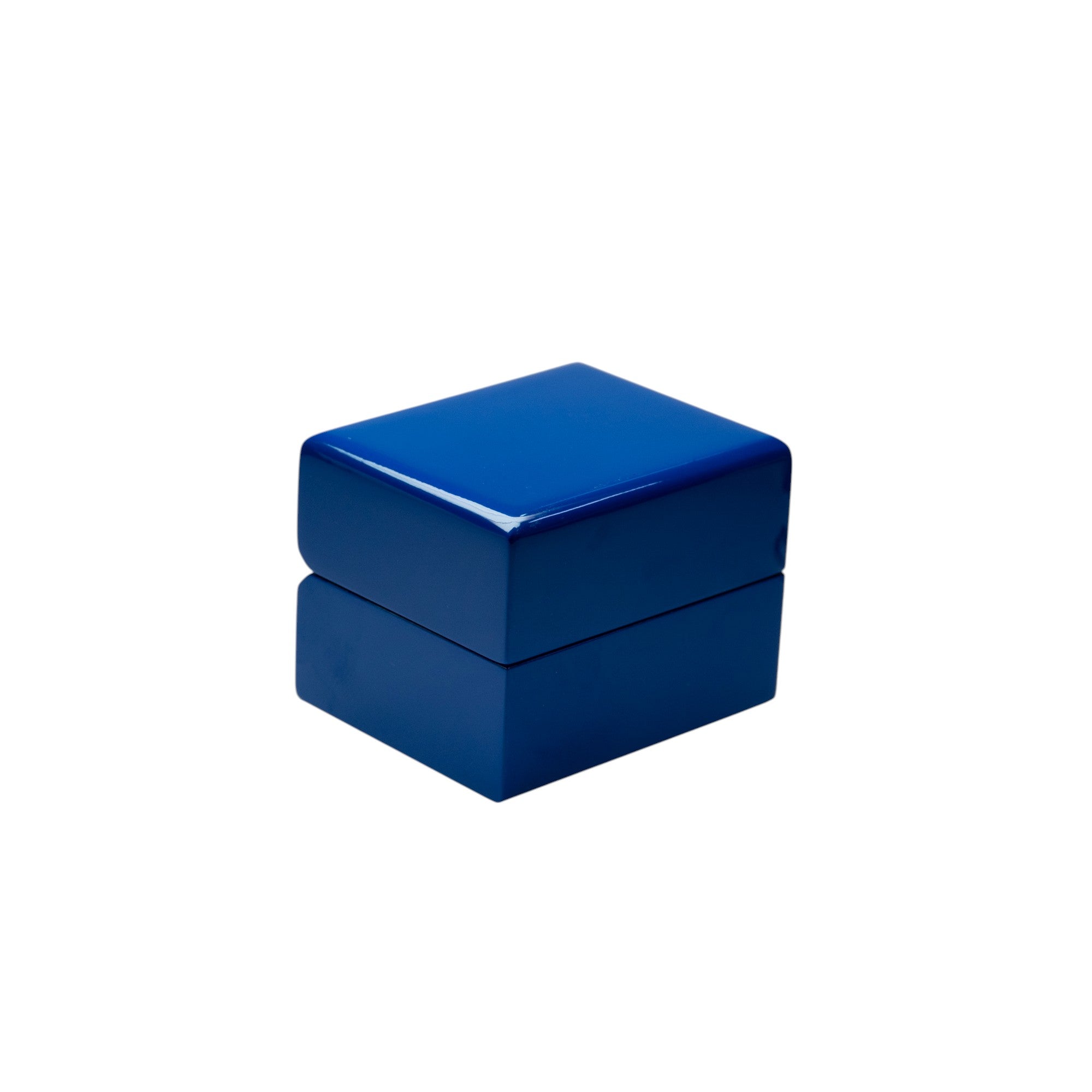 Blue Wooden Lamination Series Ring box.