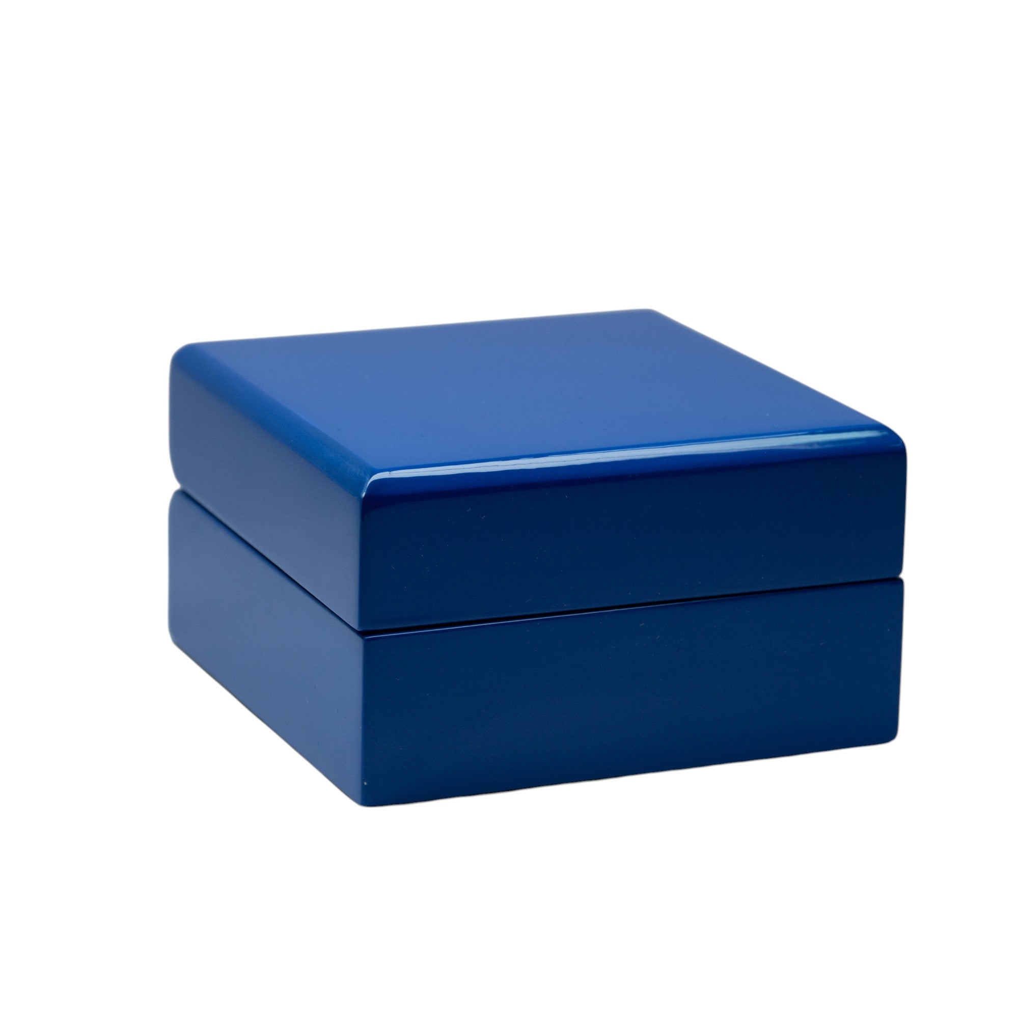 Blue Wooden Lamination Series Ring box.