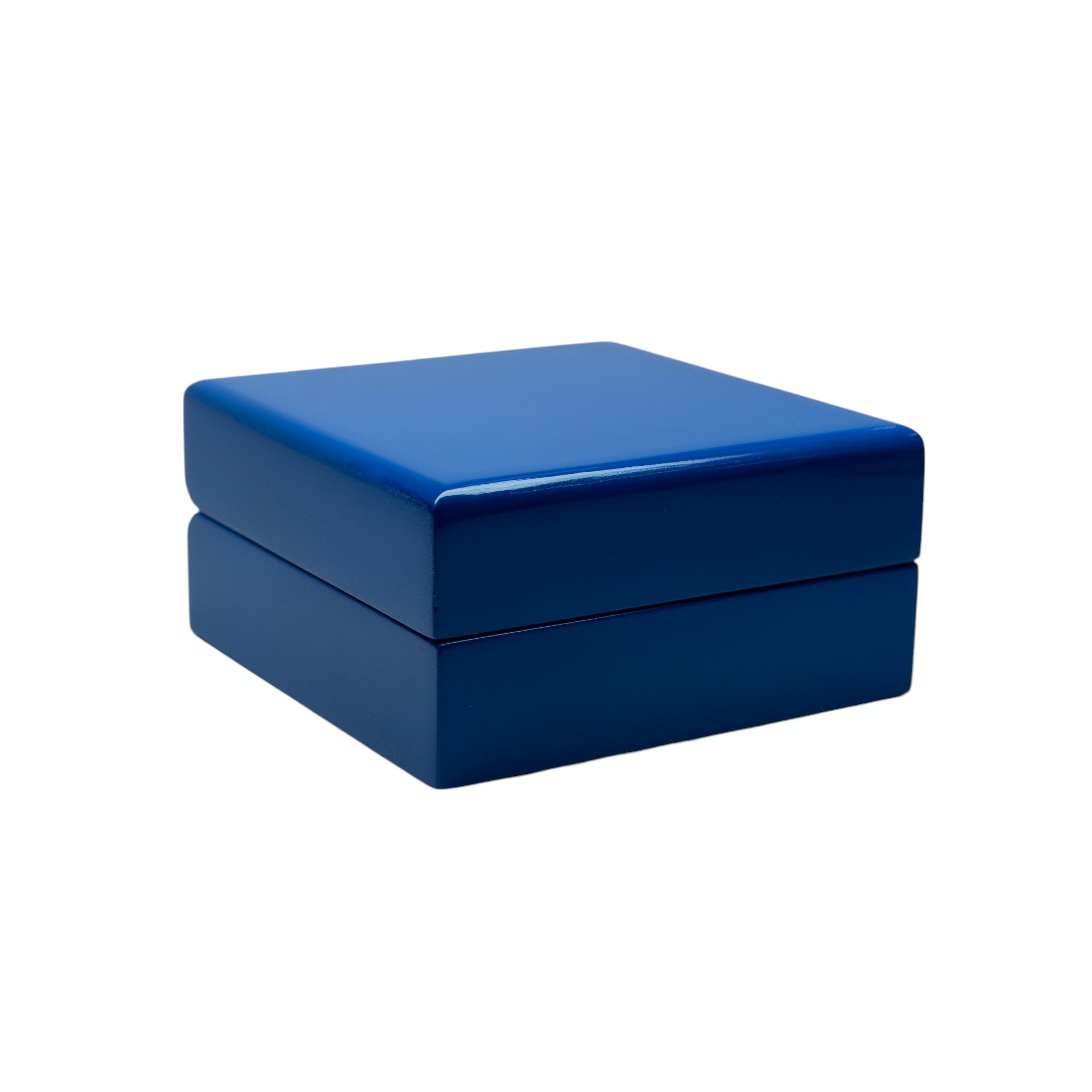 Blue Wooden Lamination Series Ring box.