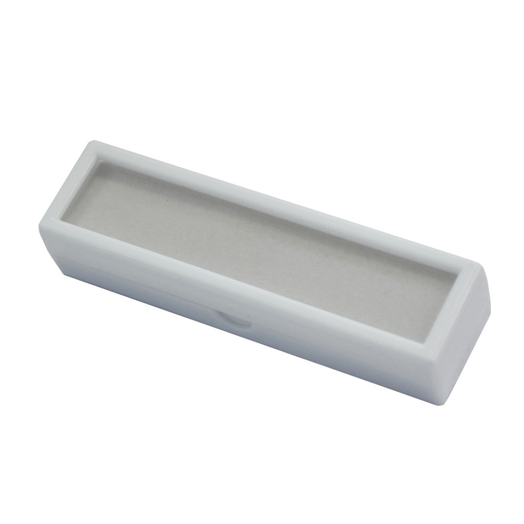 Diamond & Gemstone Box Dabbi with Transparent Glass Top & White Insert.