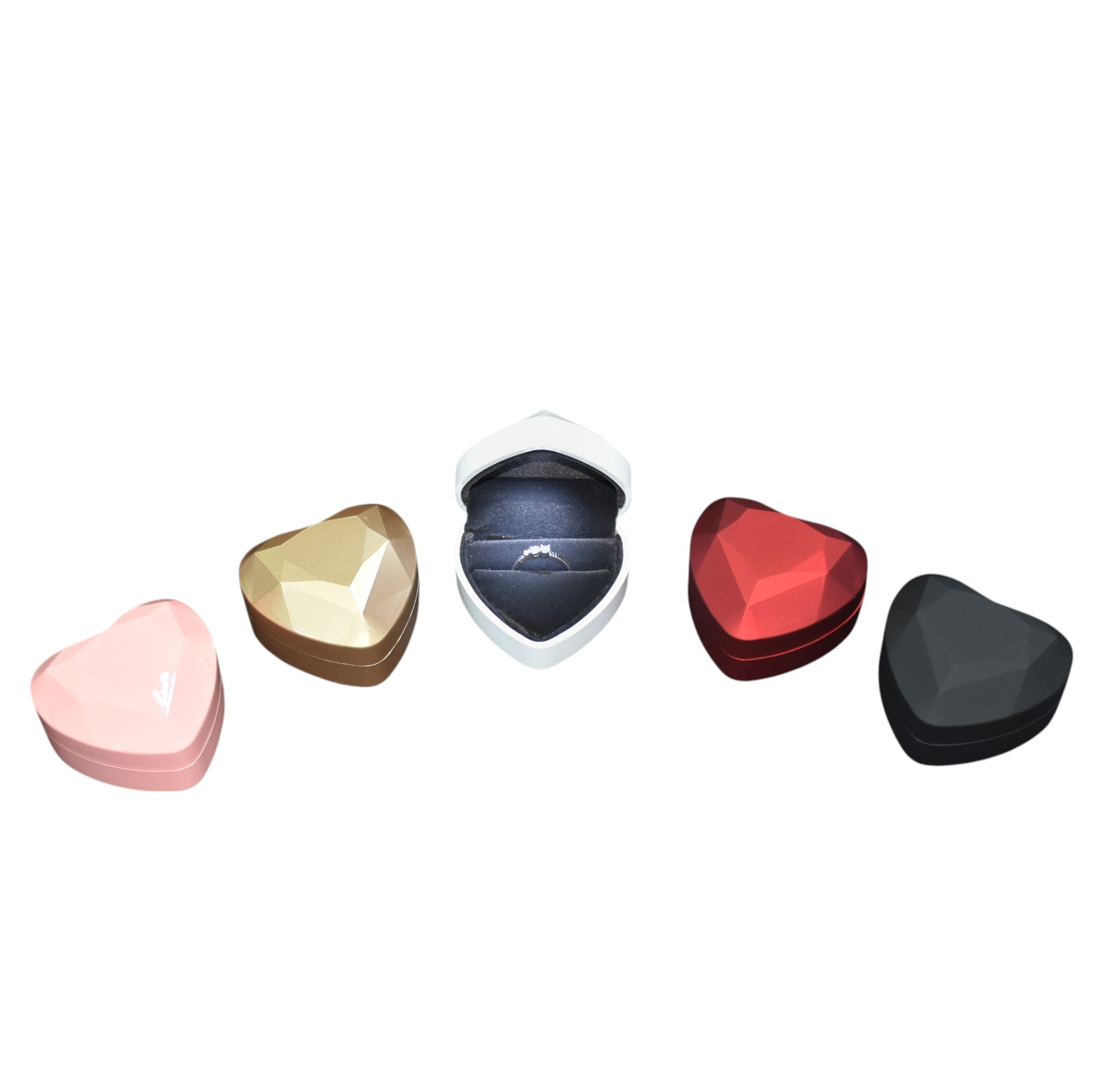 Heart Shape Box with LED Light 2.75x2.75"