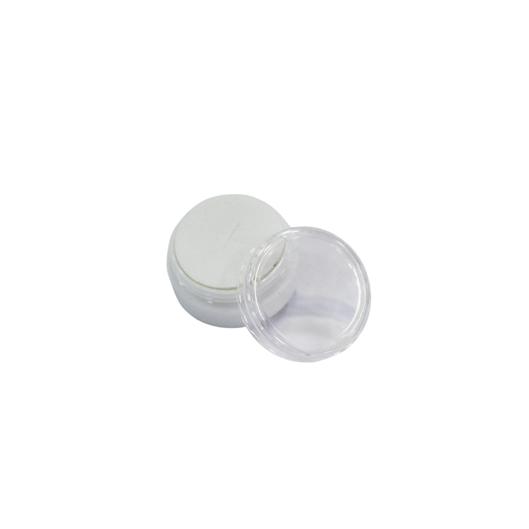 Diamond Storage & Display Boxes Dabbi with transparent Top & Reversible Insert Round 1.0 x 1.0"