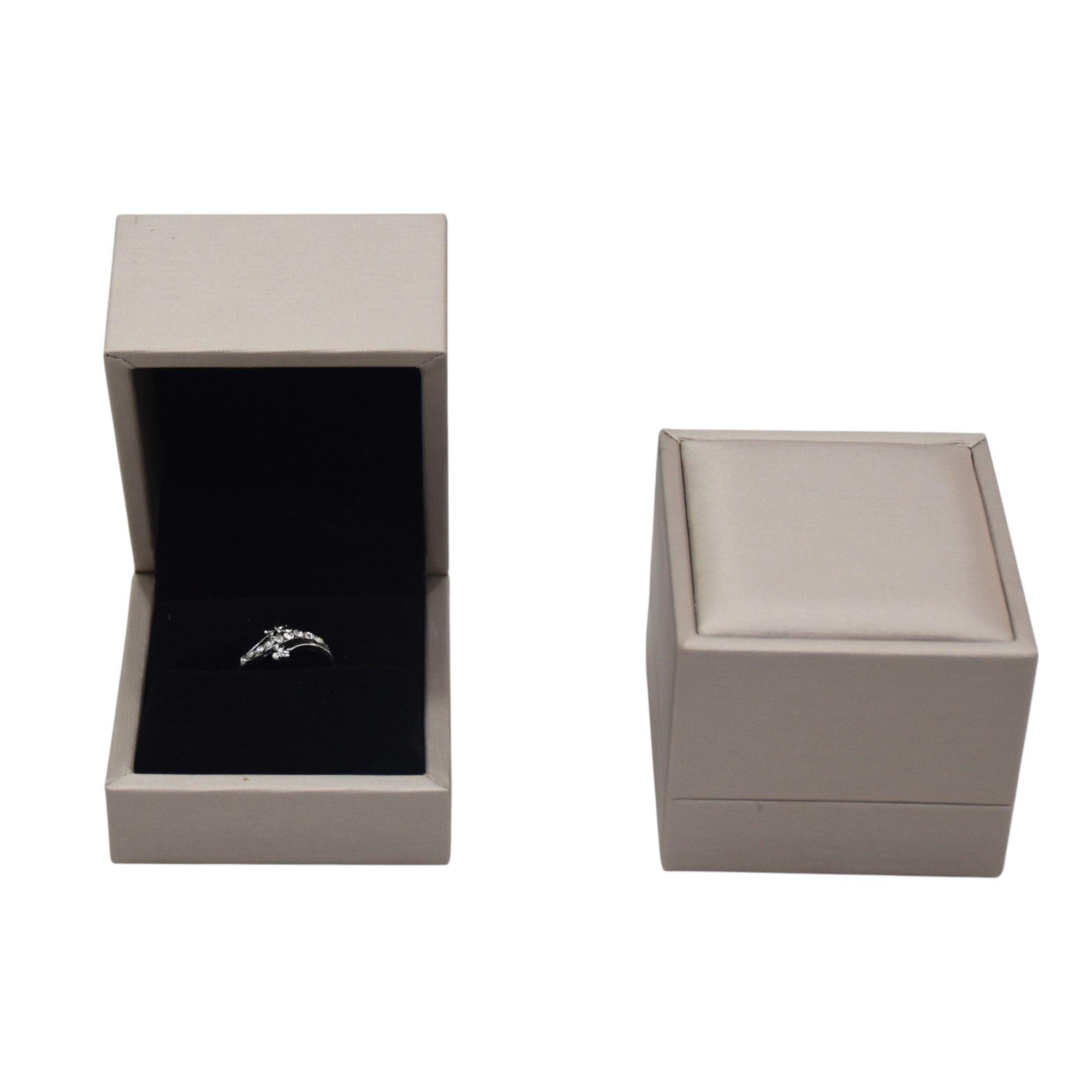 New Gold PU Jewelry Box