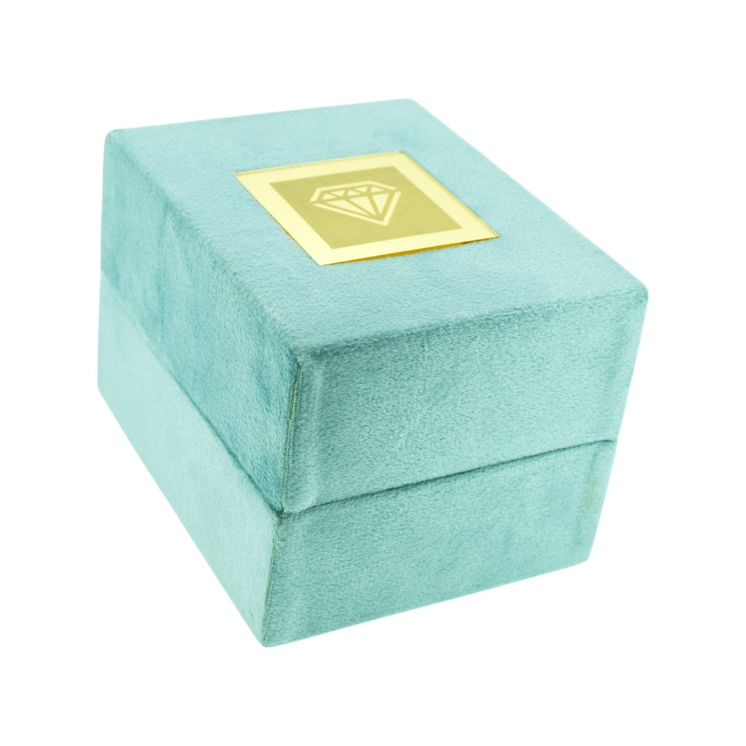 Jewellery Box With LED Light And Rotating Base 4x3x3"