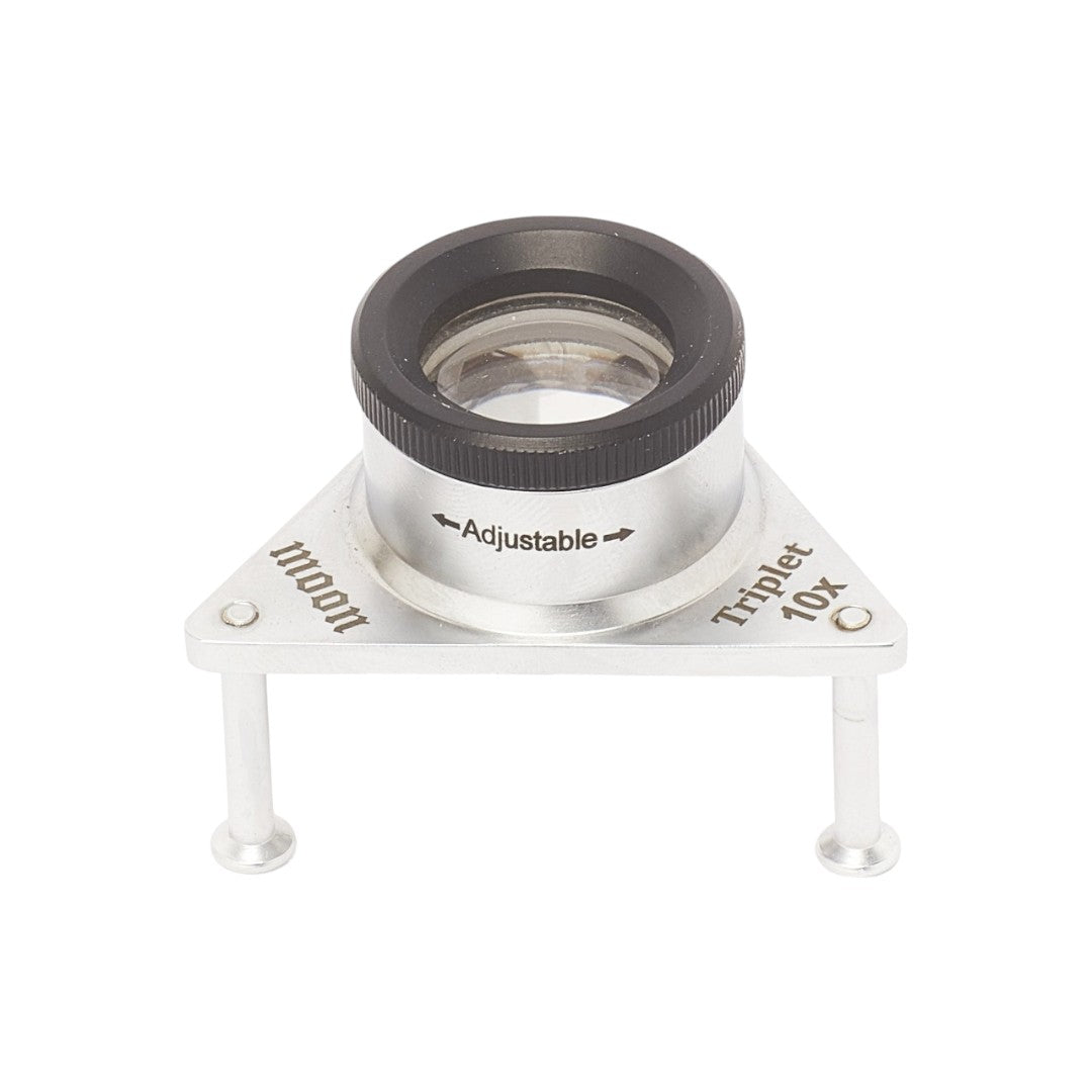 Tripod Ghodi Eye Loupe Magnifying Glass Lens Portable for Diamond & Gemstone Inspection, Sorting & Grading.