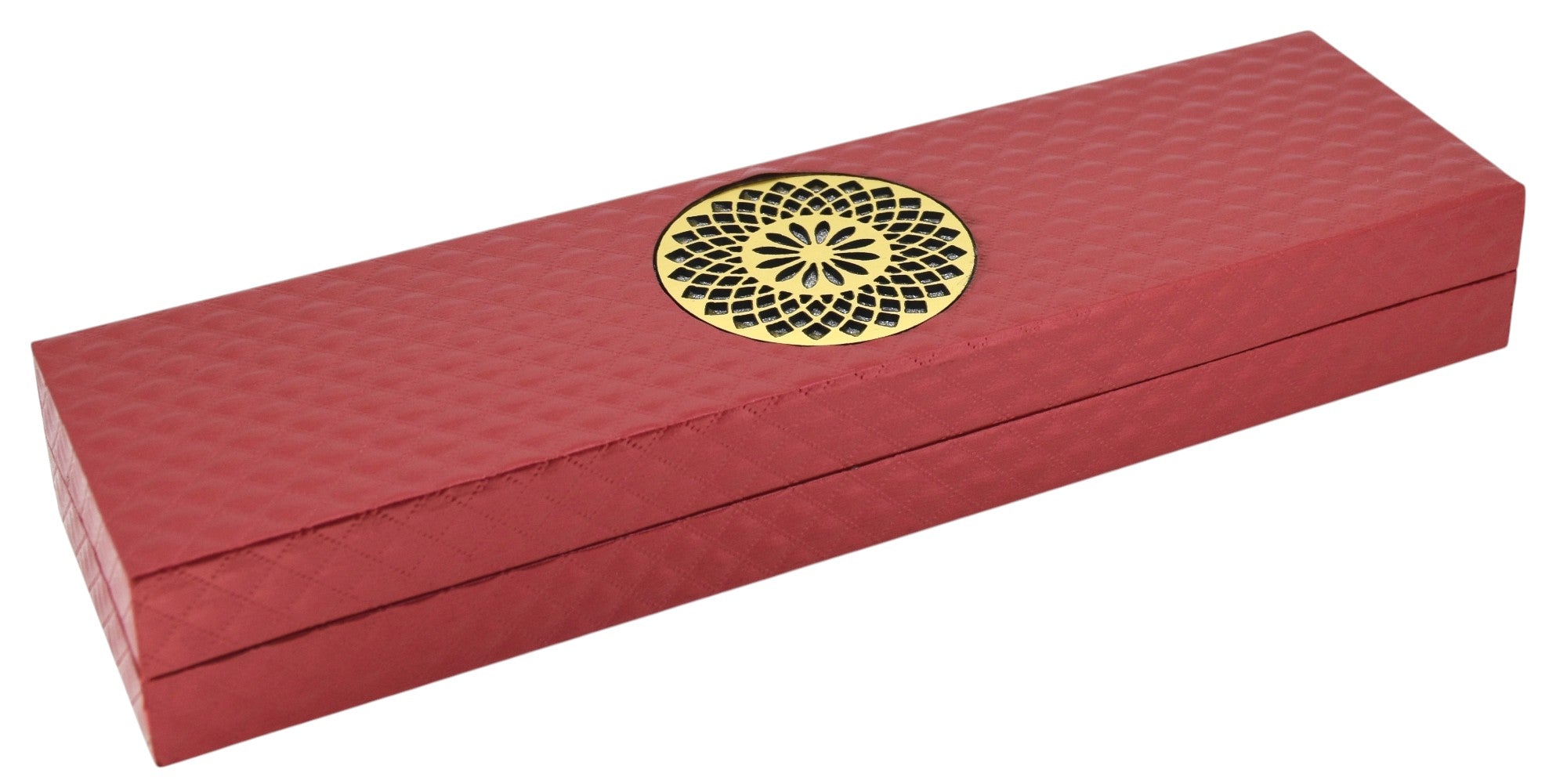 New Red Jewellery Box With Laser Cut Design & LED Light.