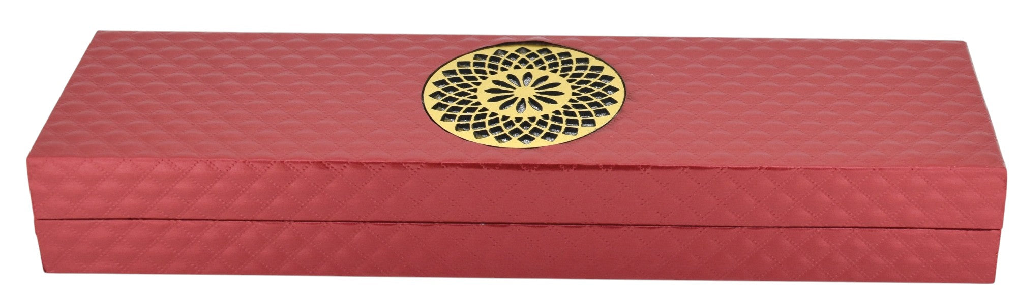 New Red Jewellery Box With Laser Cut Design & LED Light.