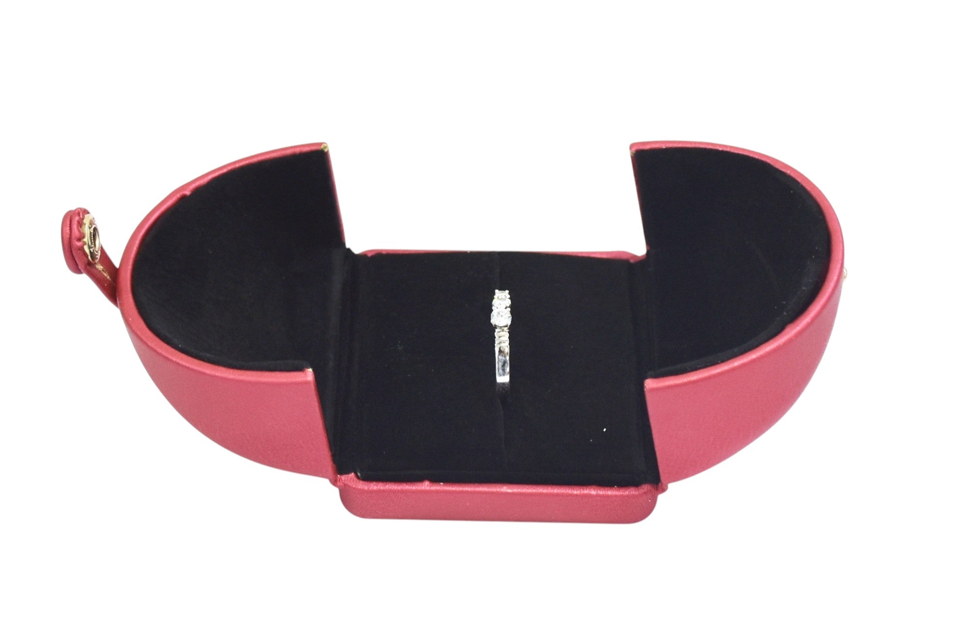 Two Door Designer Velvet Jewellery Box for Ring.