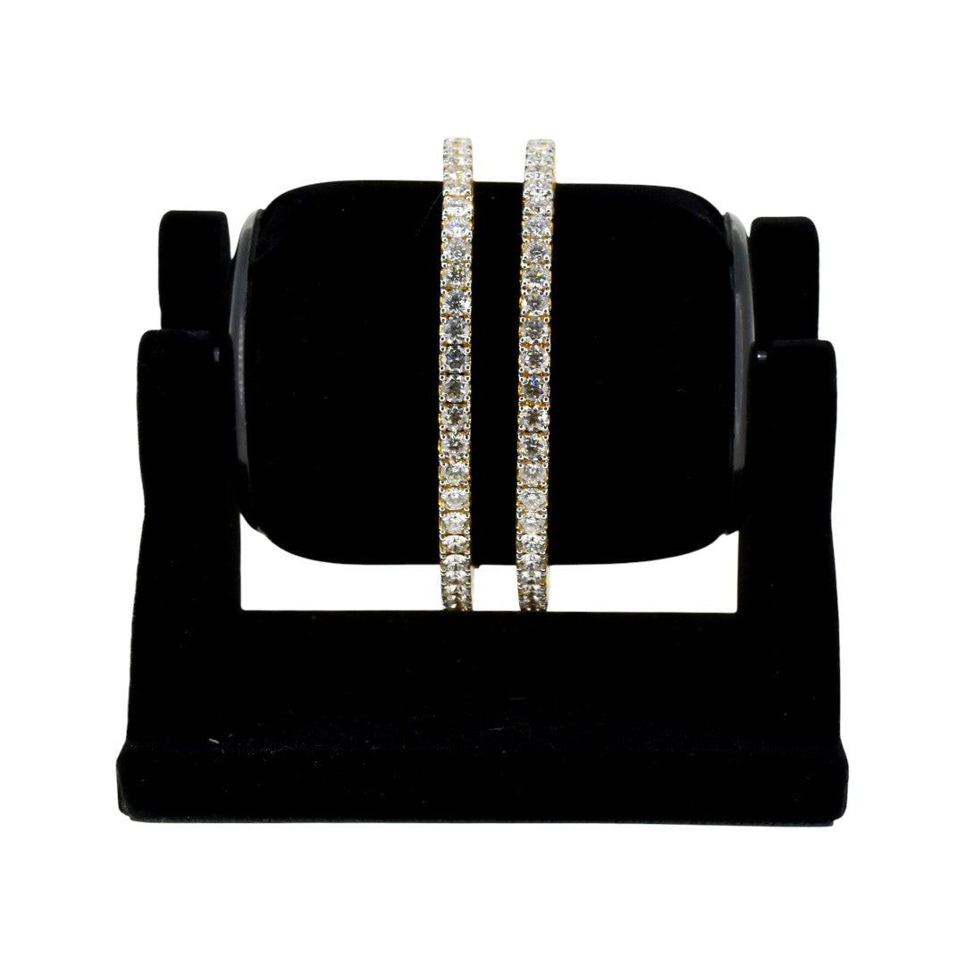 Black Flock Velvet Jewellery Display Stand.
