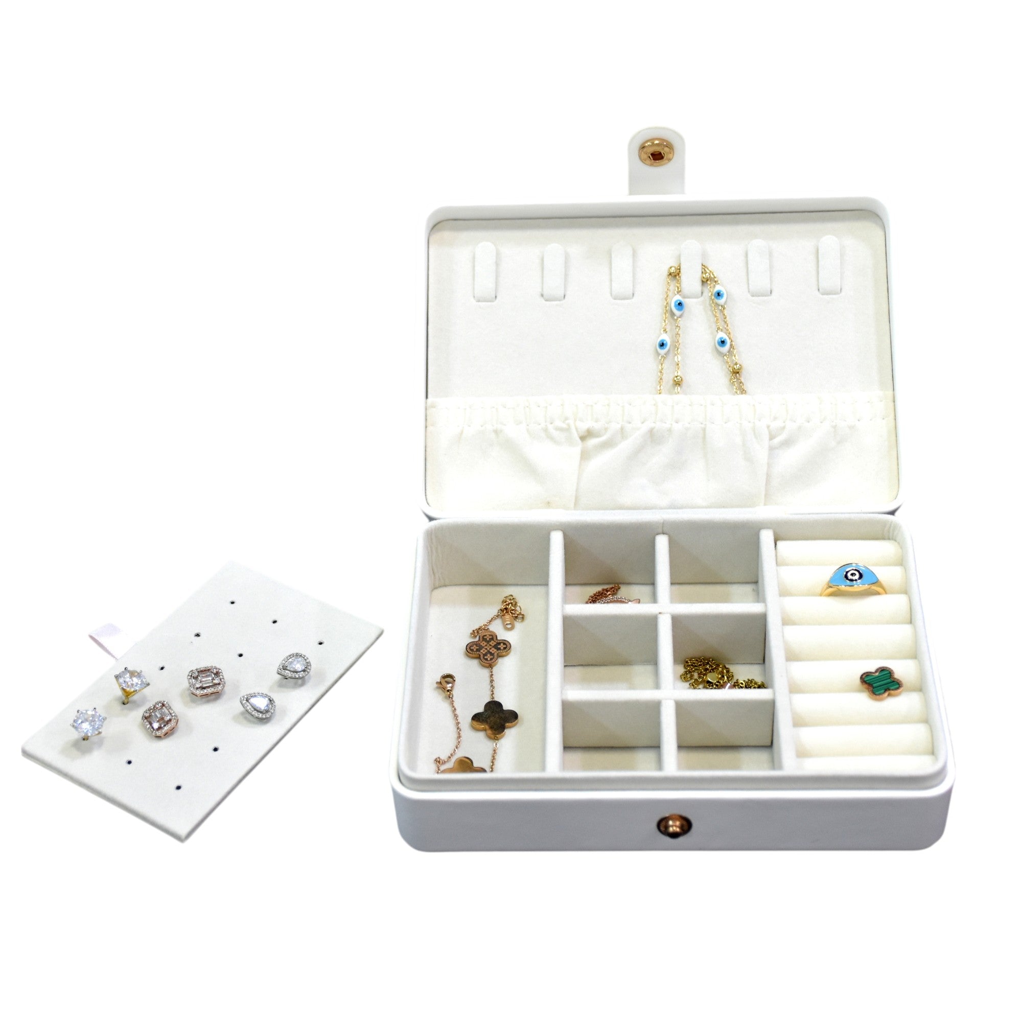 Two Layered Rectangle Jewellery Organiser for women.