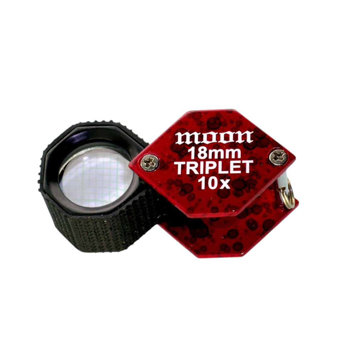 Diamond Loupes 18mm Hexagonal Shape with Rubber