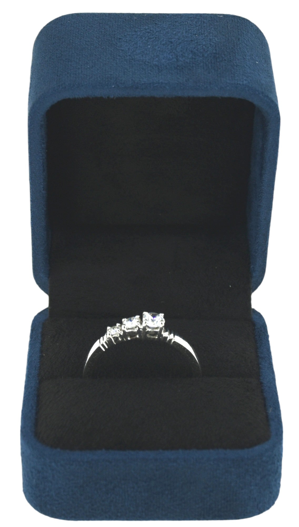 New Blue Velvet Jewelry Box.