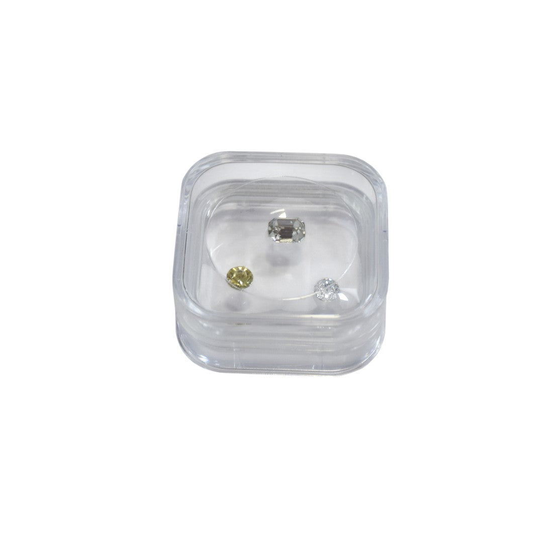 Diamond & Gemstone Storage & Display Boxes with TRANSPARENT FILM INSIDE/GEL DABBI.