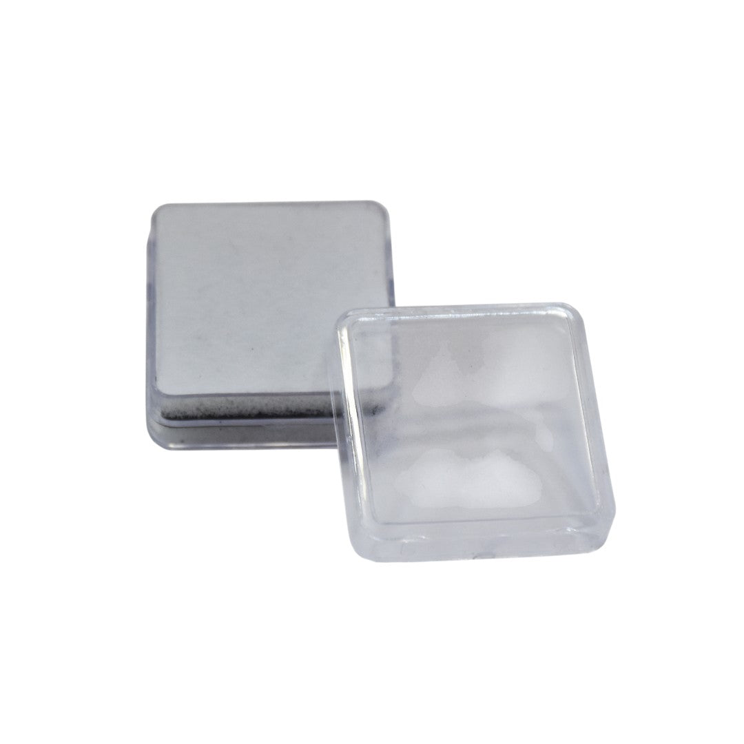 Diamond Storage & Display Boxes Dabbi with transparent Top & Reversible Insert 1.5x1.5"