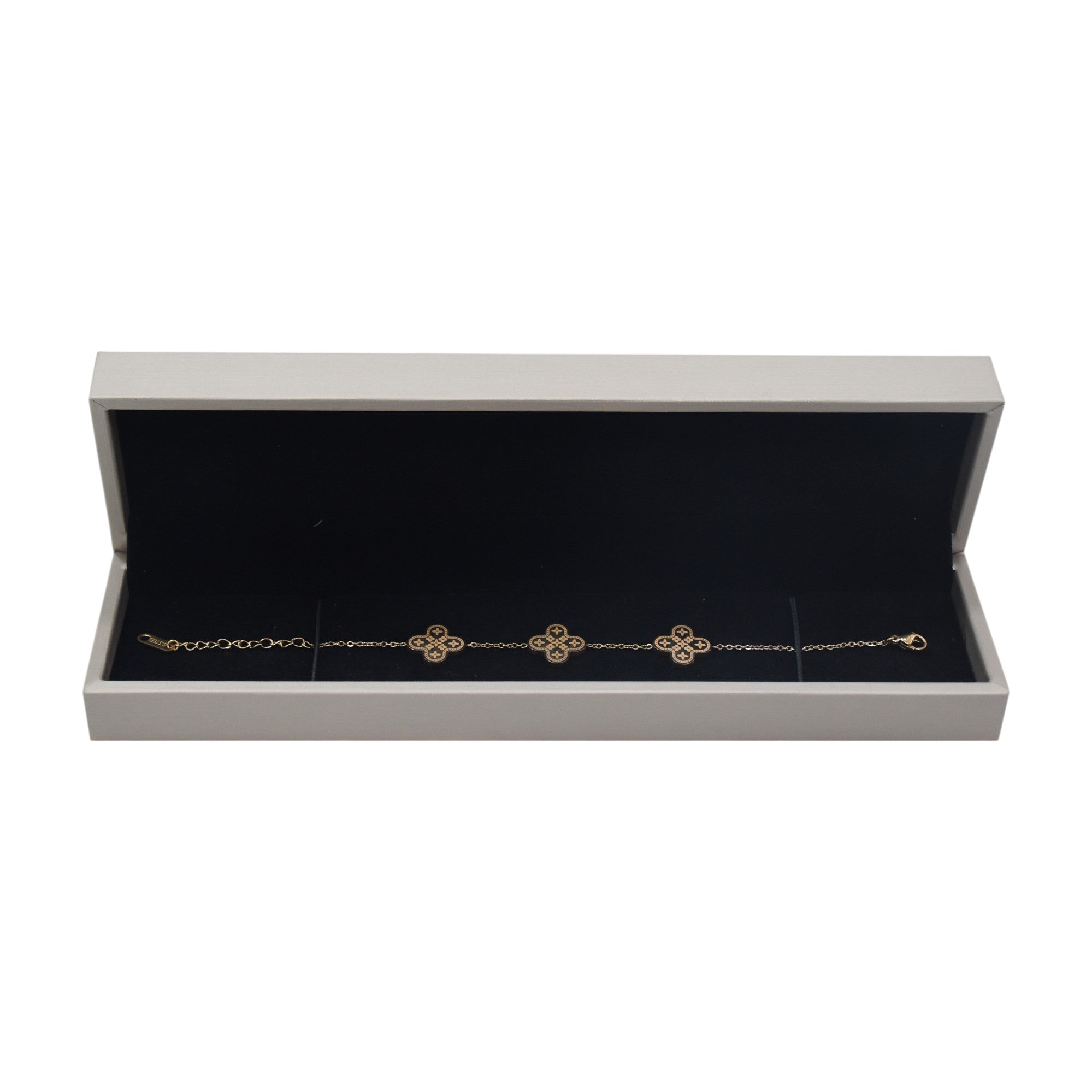 New Gold PU Jewelry Box