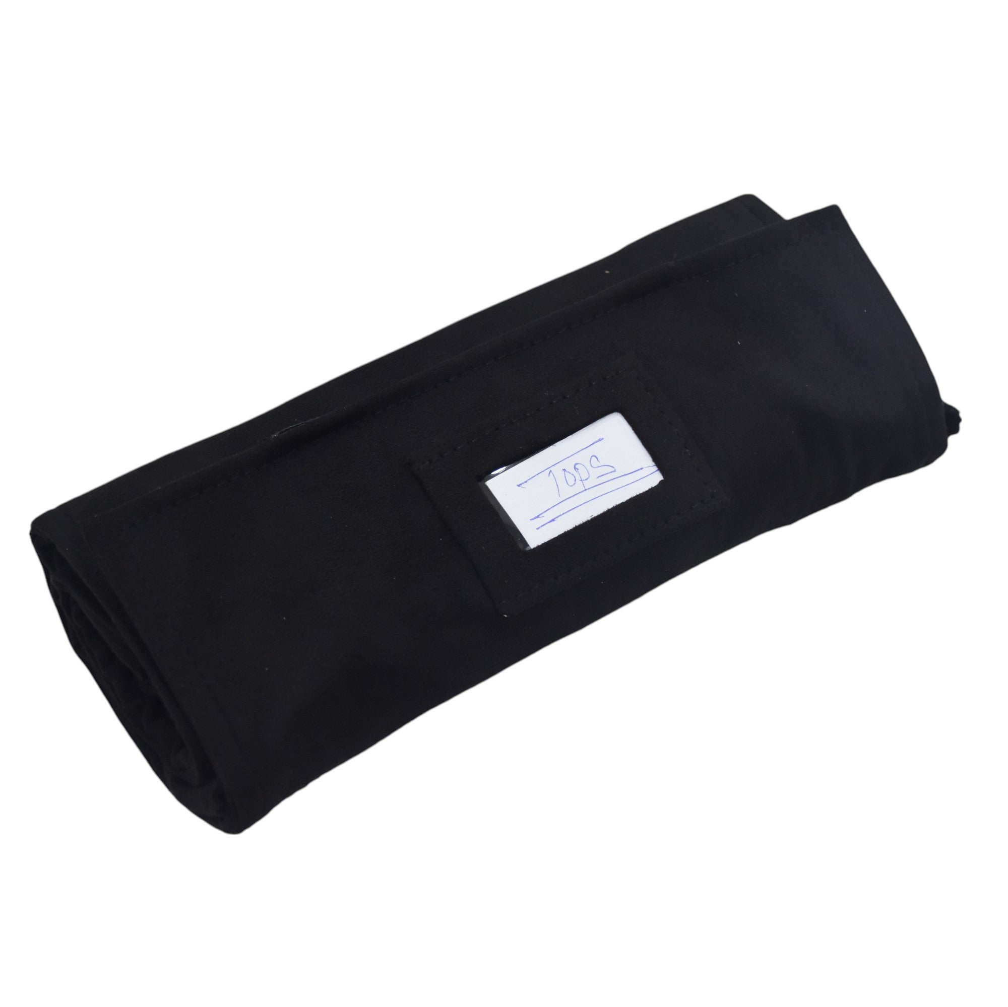 Black Suede Jewellery Stock Roller and Folder For Storage & Travel.