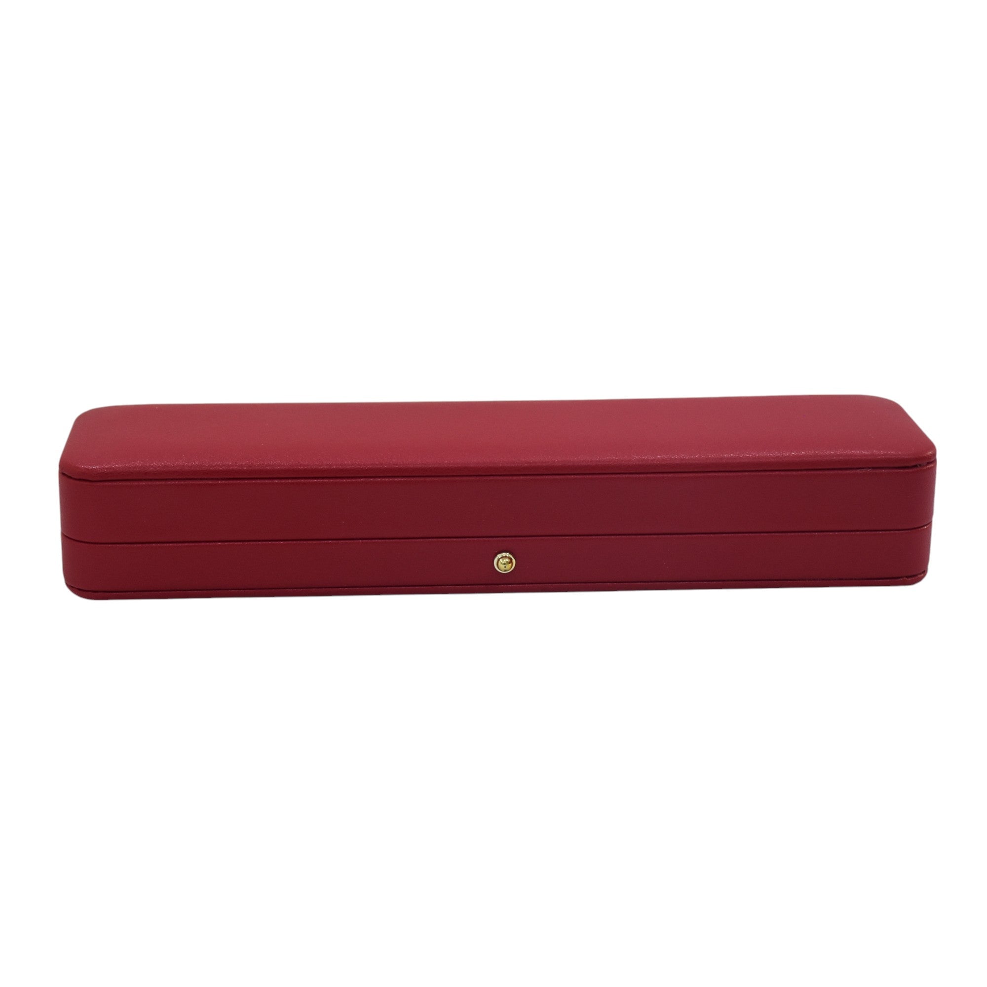 Red PU finish Jewellery Box with Stylish Golden Button.