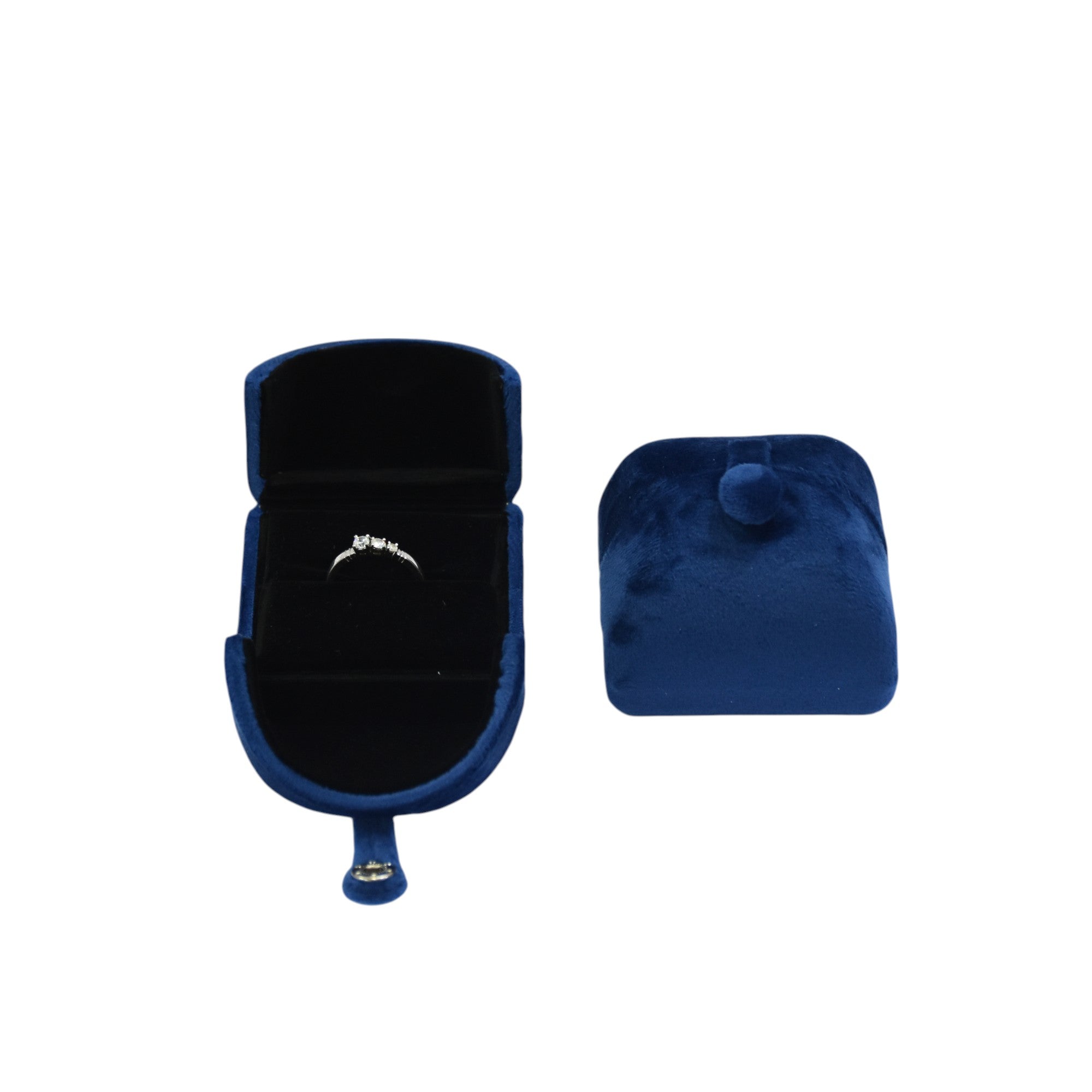 Two Door Designer Velvet Jewellery Box for Ring.