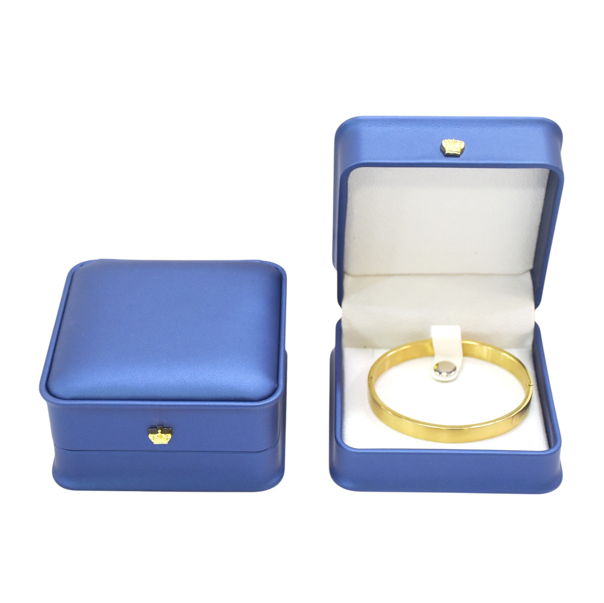 Designer PU Jewellery Box With Golden Button.