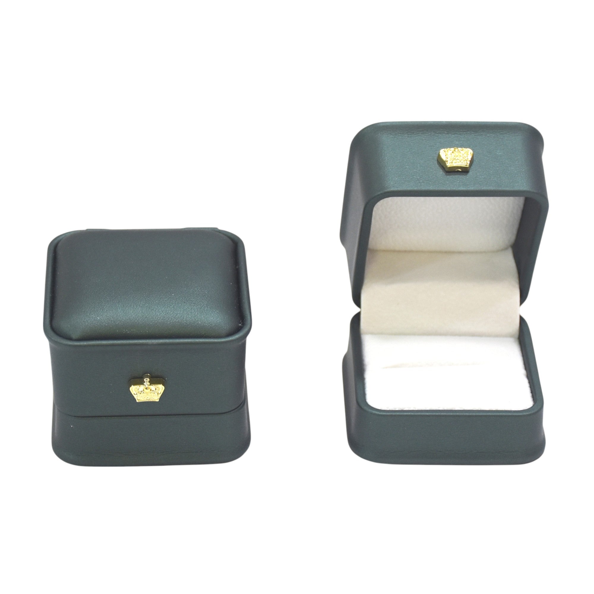 Designer PU Jewellery Box With Golden Button.