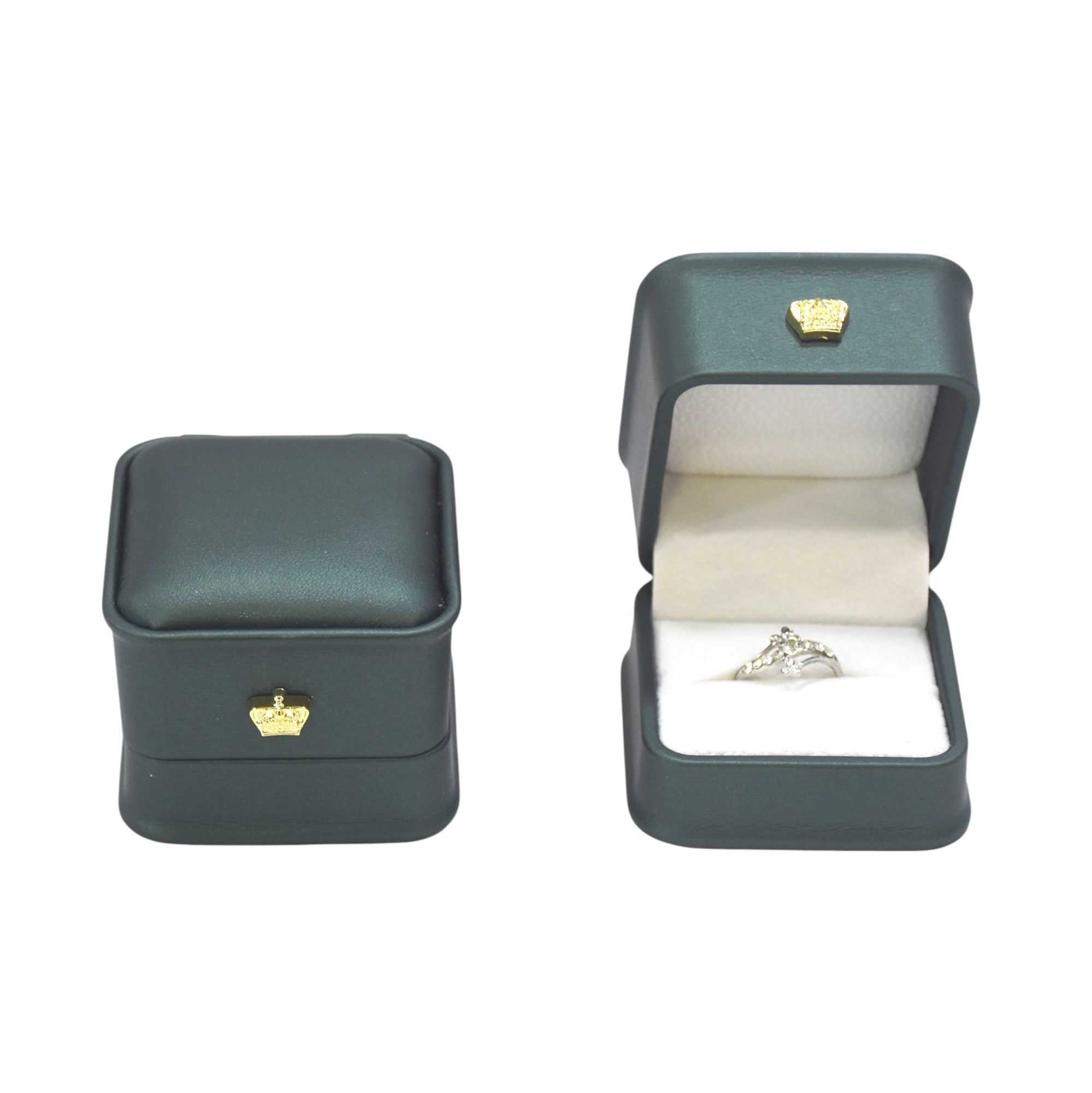 Green PU Jewellery Box.