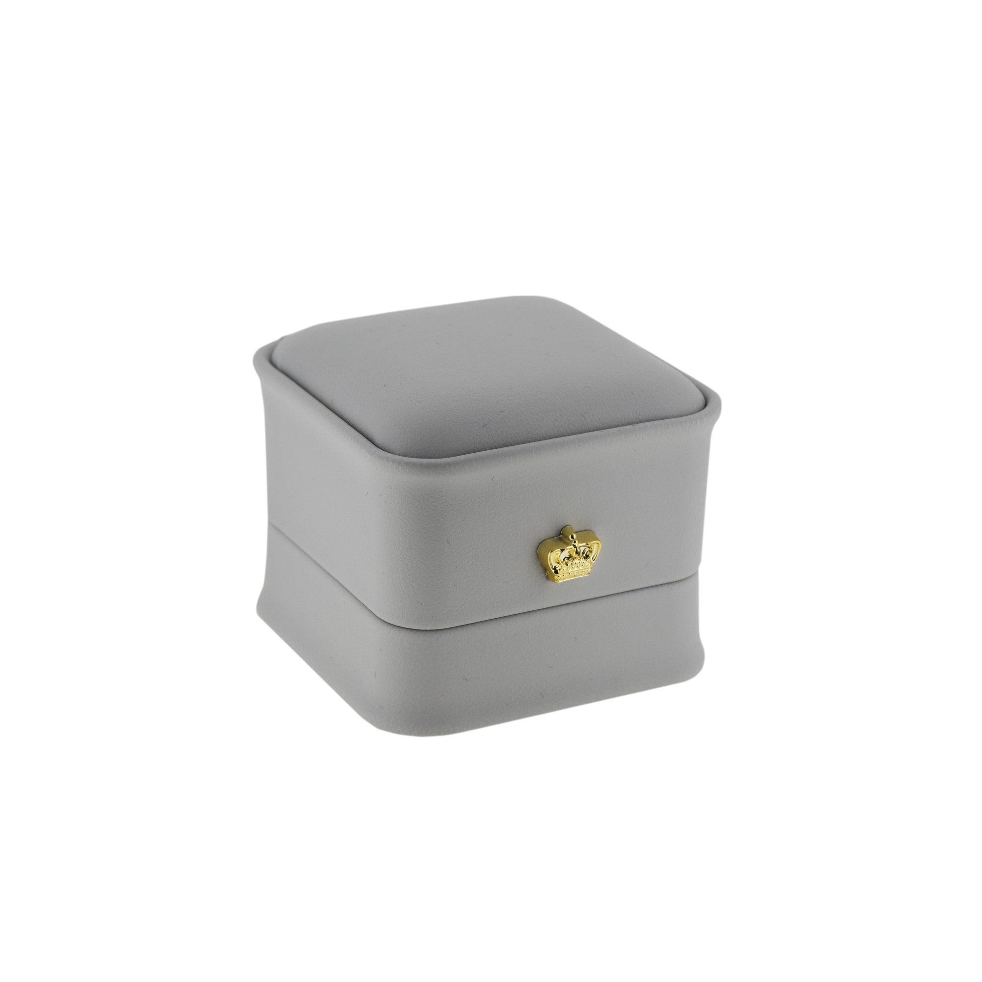 Designer PU Jewellery Box With Golden Button For Ring.