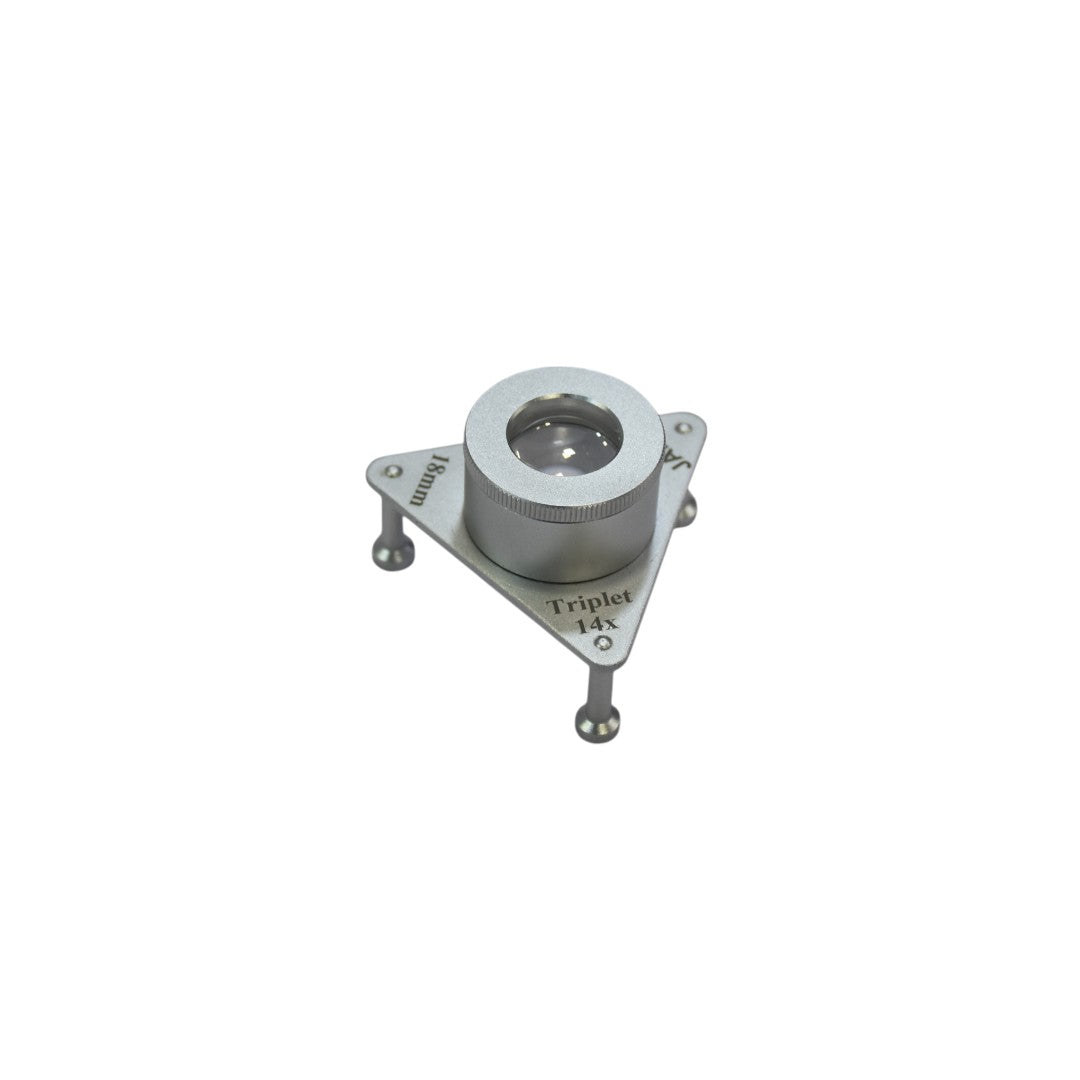 Heavy Duty Tripod Ghodi Eye Loupe Magnifying Glass Lens Portable for Diamond & Gemstone Inspection, Sorting & Grading