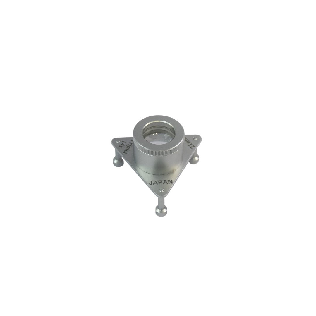 Heavy Duty Tripod Ghodi Eye Loupe Magnifying Glass Lens Portable for Diamond & Gemstone Inspection, Sorting & Grading