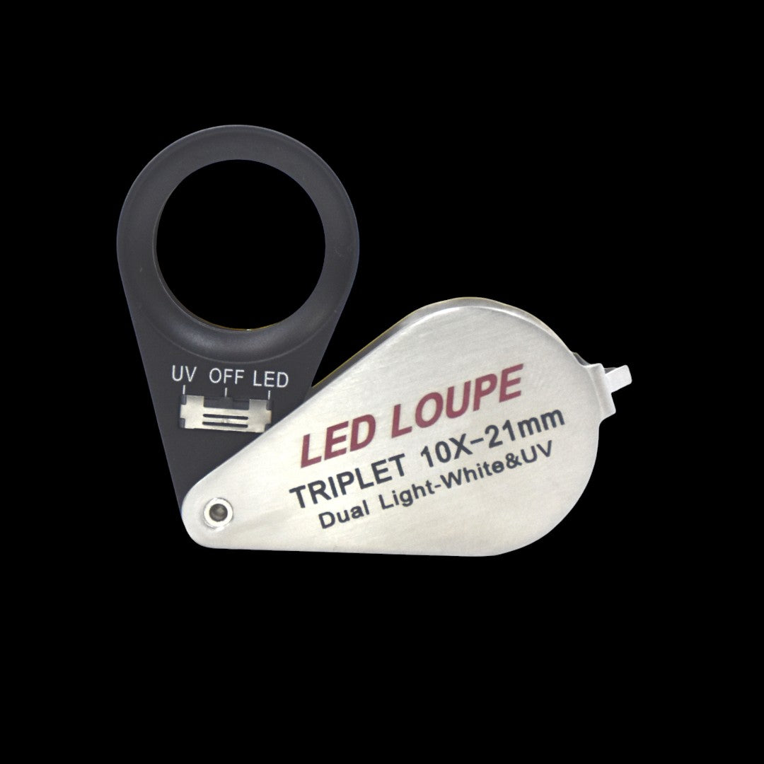 Loupe with LED and UV Light For Diamonds & Gemstones.