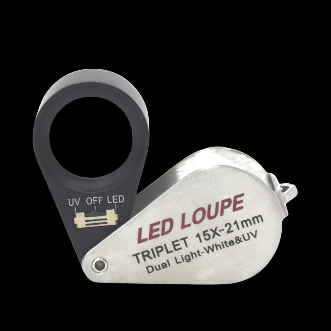 Loupe with LED and UV Light For Diamonds & Gemstones.