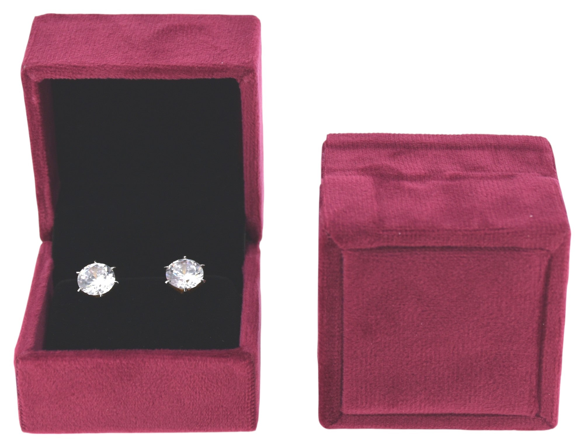 Mini Velvet Jewelry Box 2x2"