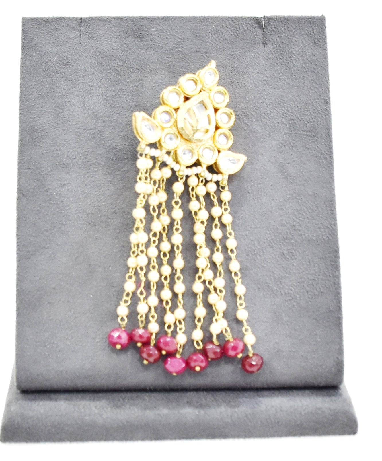 Grey Suede Jewellery Display Stands.