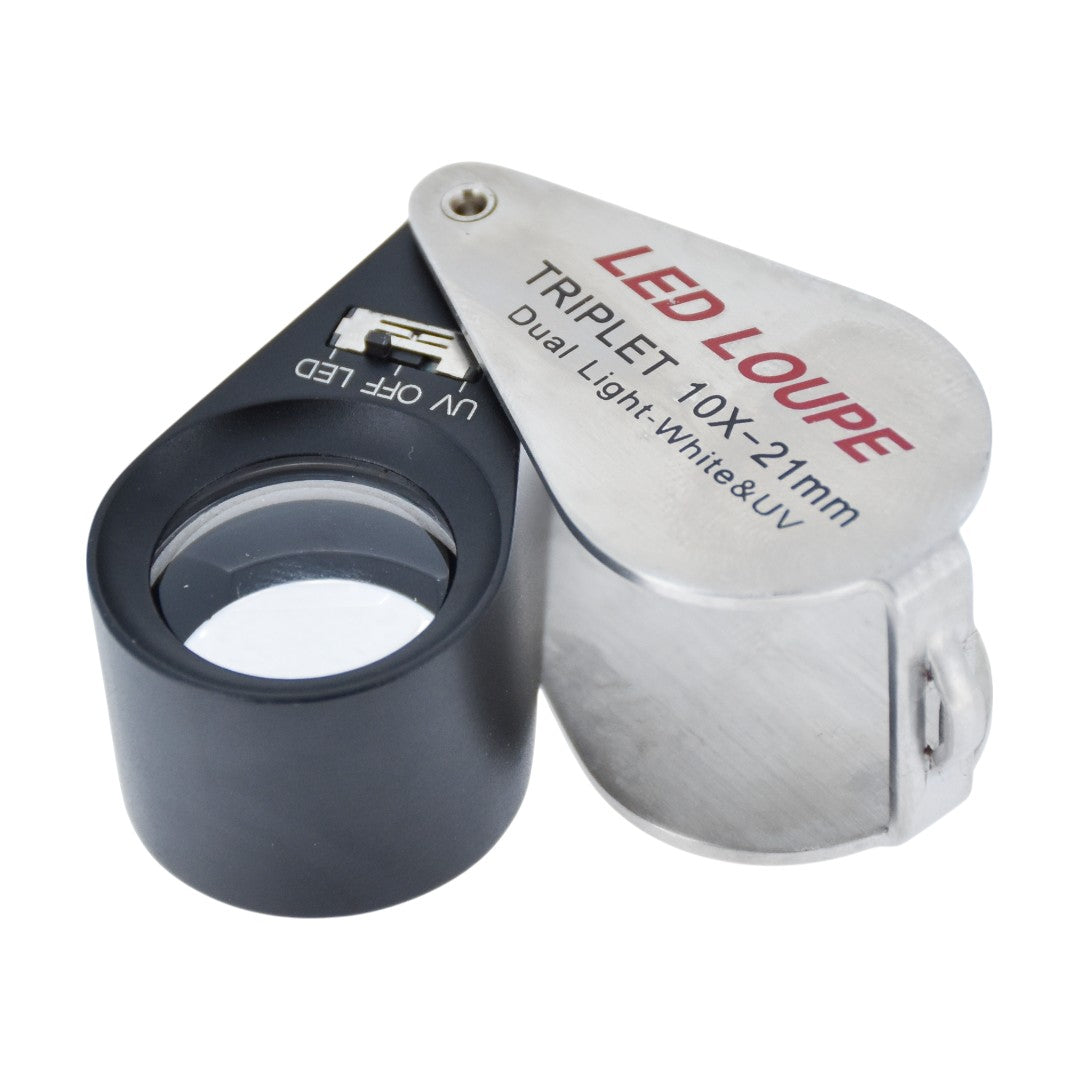 Loupe with LED and UV Light For Diamonds & Gemstones.