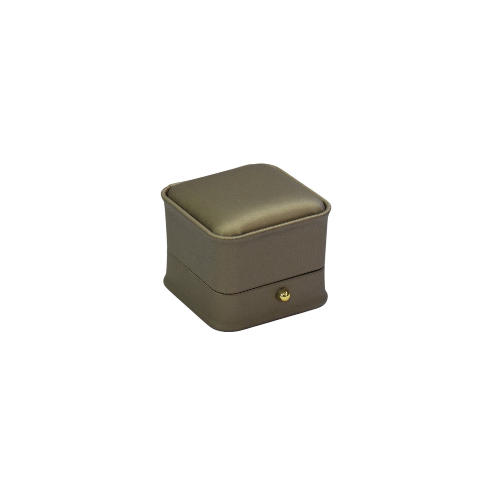 Designer PU Jewellery Box With Golden Button For Ring.