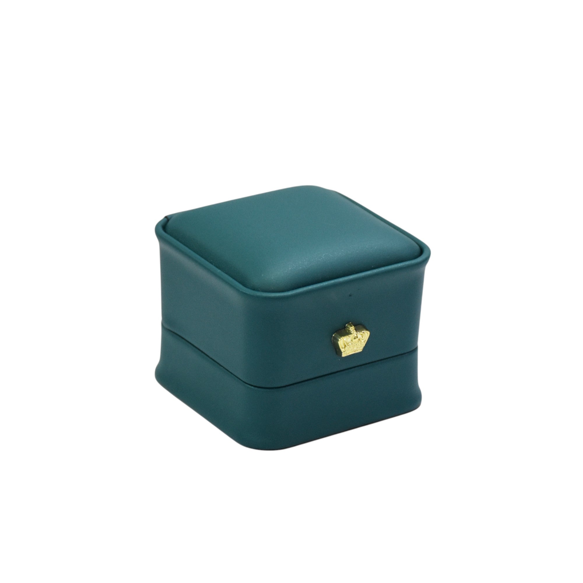 Designer PU Jewellery Box With Golden Button For Ring.