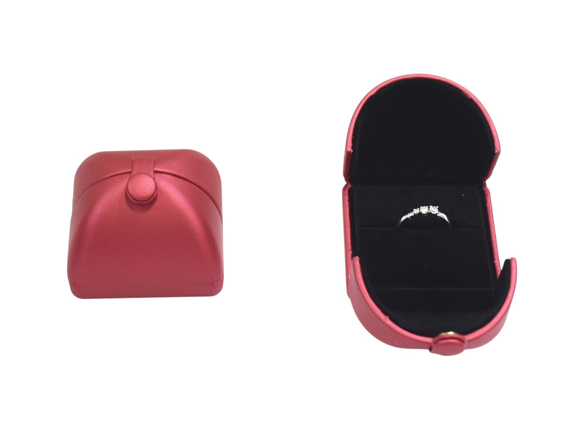 Two Door Designer Velvet Jewellery Box for Ring.
