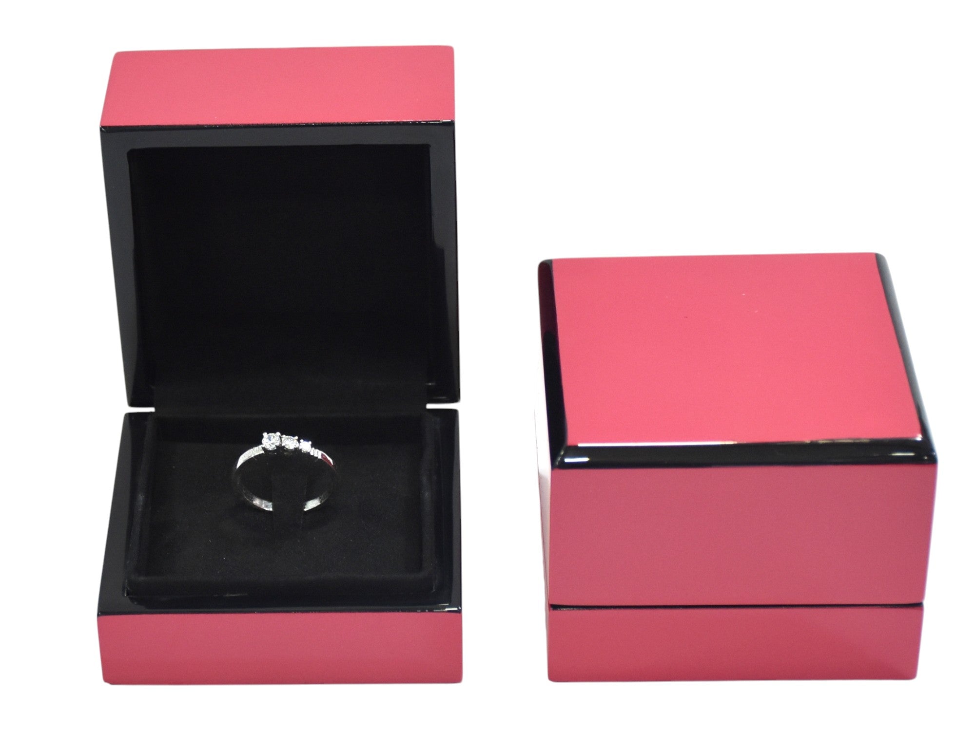 Red Wooden Lamination Series Box.