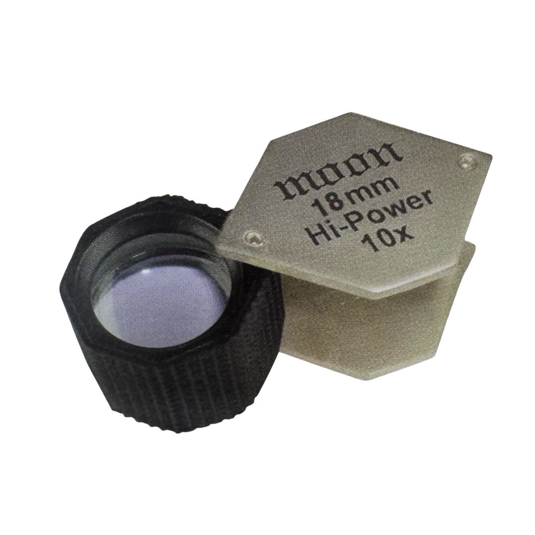 Diamond Loupes 18mm Hexagonal Shape with Rubber