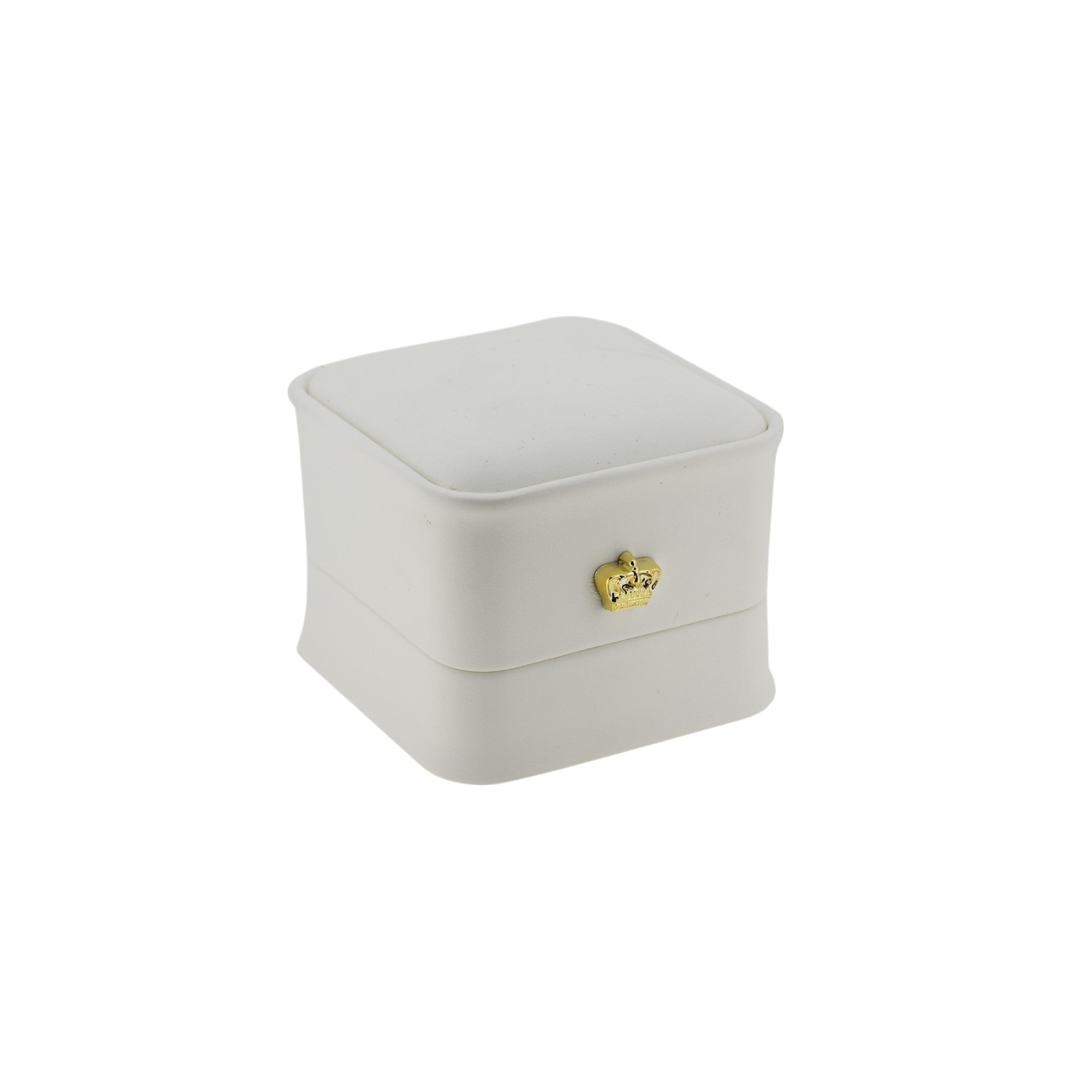 Designer PU Jewellery Box With Golden Button For Ring.