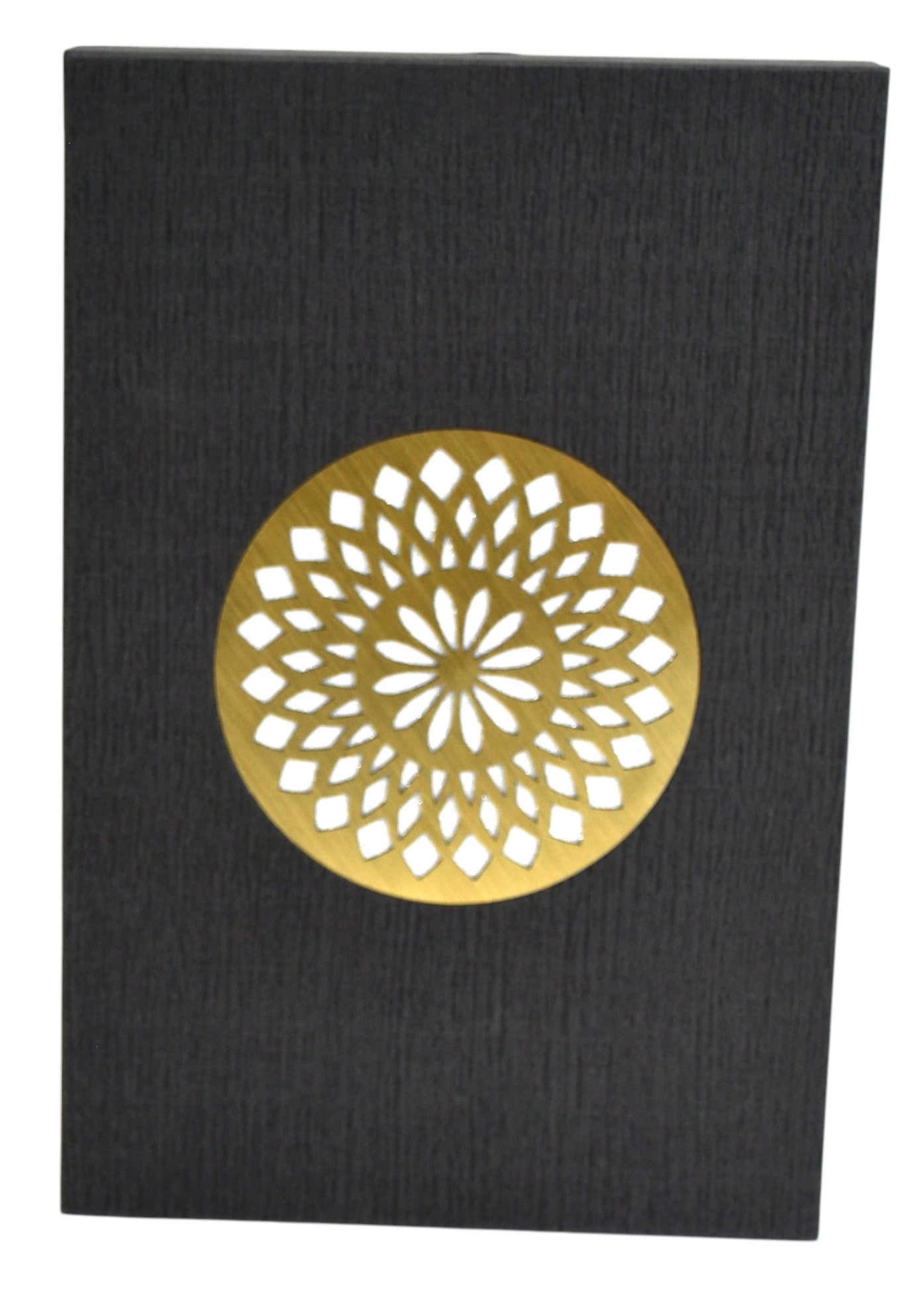 Grey Jewellery Box With Laser Cut Design & LED Light.